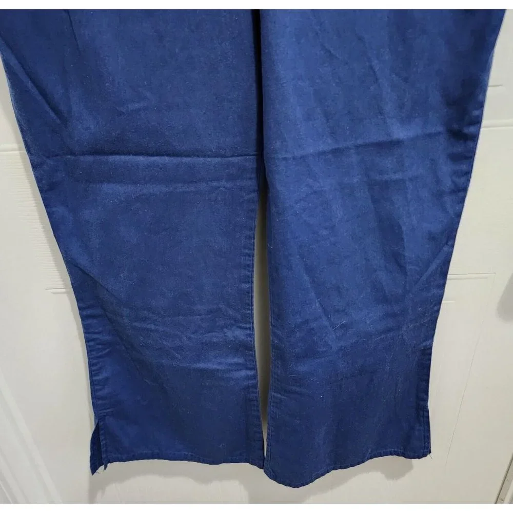 x2 Cherokee Workwear Pull On Scrub Pants Style‎ 4101P Solid Navy Blue Size Small